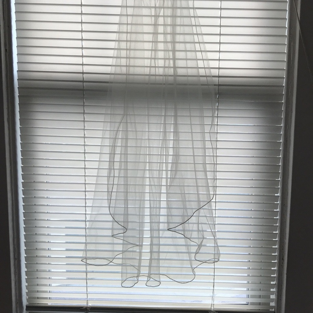 Never used ivory white wedding veil